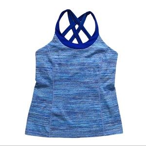 Size 12 / L Lululemon Athletica Blue Tank-…